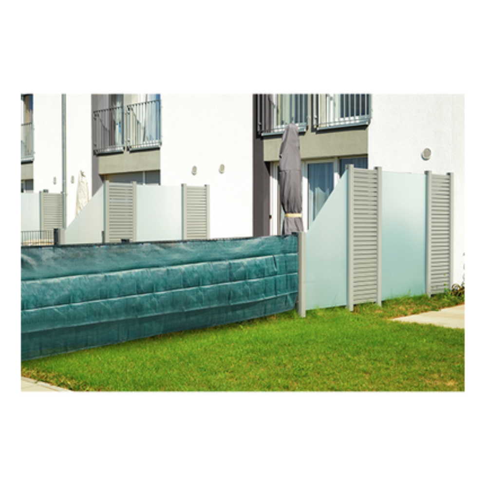 Zástěna na plot 500 x 100 cm zelená UV rezistentní